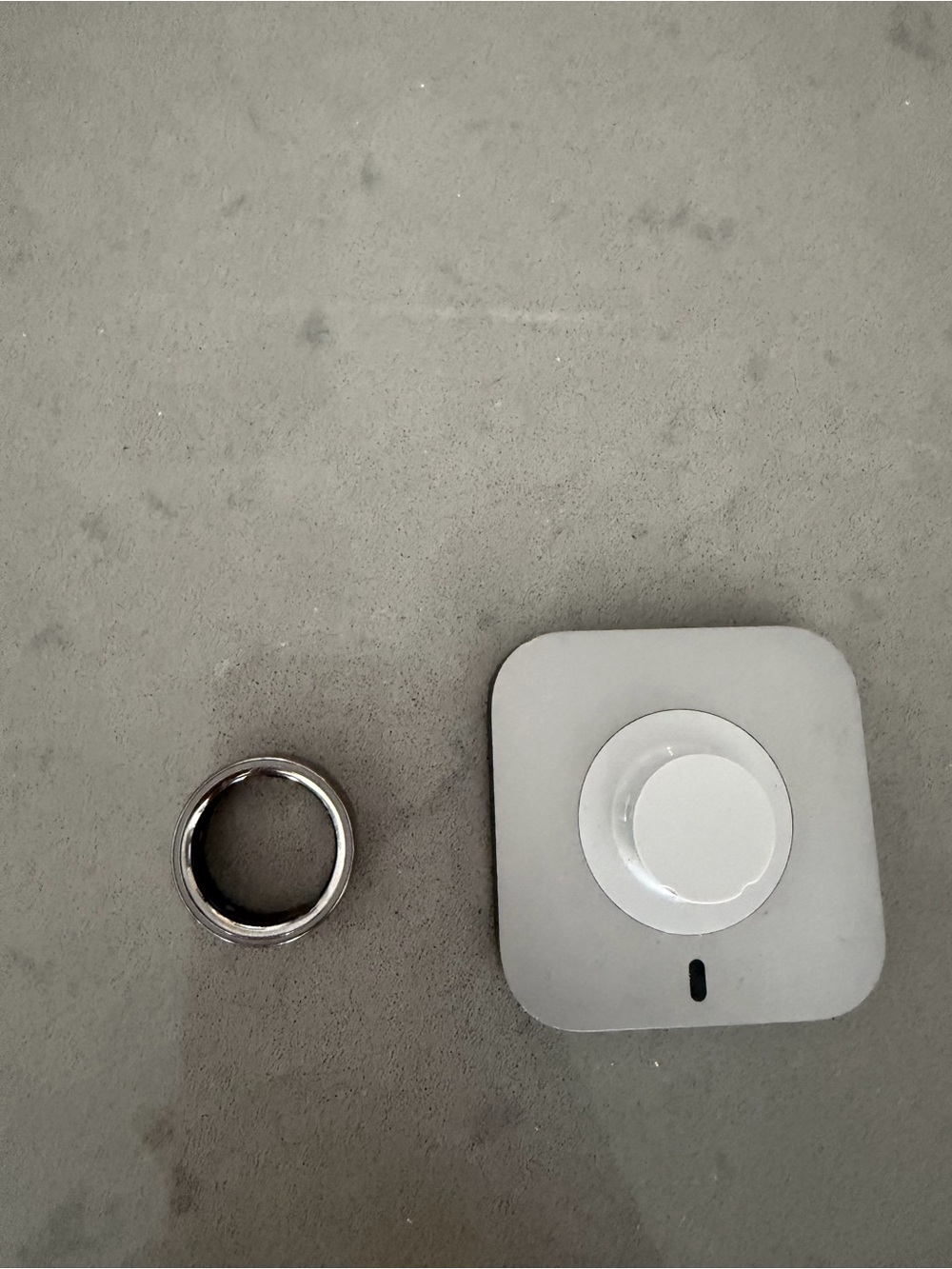 Oura Polished Silver Band Ring